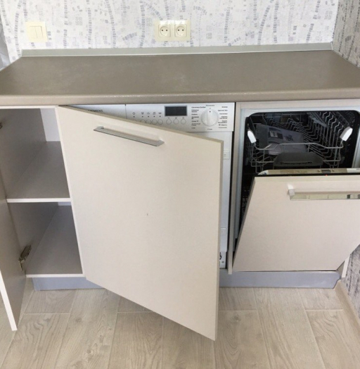 Белый кухонный гарнитур-Кухня МДФ в ПВХ «Модель 168»-фото11